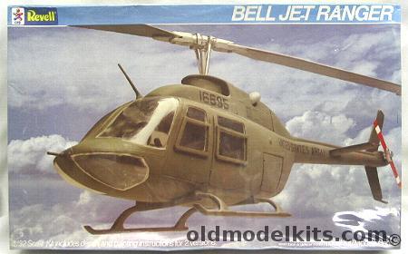 Revell 1/32 Bell 206 Jet Ranger OH-58A Kiowa Helicopter (CH-36) - US Army or Canadian Armed Forces, 4232 plastic model kit